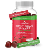 CogniTune Methylfolate Gummies front view with packaging