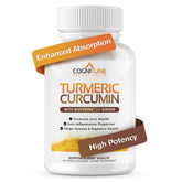 CogniTune Turmeric Curcumin Capsules front view with packaging