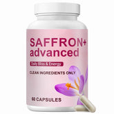 COLEPSW Saffron Supplement 10-in-1 Herbal Capsules front view