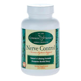 Common Sense Herbal Products Nerve Control 120 Tablets front view