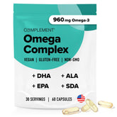 Complement Omega Complex Omega-3 Supplement front view