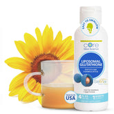 Core Med Science Liposomal Glutathione 500mg liquid supplement front view