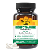 Country Life Benfotiamine Capsules 150mg front view