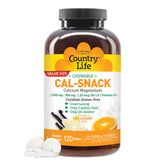 Country Life Cal-Snack Calcium Magnesium Supplement front view