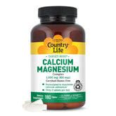 Country Life Calcium Magnesium Supplement 1000mg front view