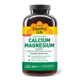 Country Life Calcium Magnesium Supplement 1000mg front view