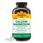 Country Life Calcium Magnesium Vitamin D 90 Capsules front view