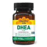 Country Life DHEA Supplement 25mg 90 Capsules front view