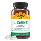 Country Life L-Lysine Supplement 181g front view