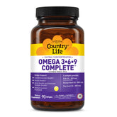 Country Life Omega 3-6-9 Complete Supplement front view