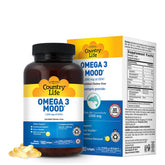 Country Life Omega 3 Mood Fish Oil 2000mg front view