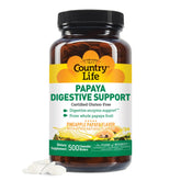 Country Life Papaya daily Support chewable wafers front view