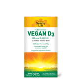 Country Life Vitamin D3 5000 IU Softgels front view