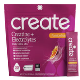 Create Creatine Monohydrate 5g Tropical Passion Fruit stick pack front view
