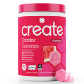 Create Vegan Creatine Gummies front view with packaging