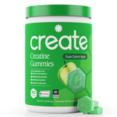 Create Vegan Creatine Gummies packaging front view
