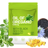 Crobirware Oregano Oil & Black Seed Oil Softgels front view