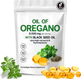 CURIPLAYA Oregano Oil Softgels 6000mg front view
