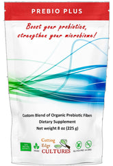 Cutting Edge Cultures Prebio Plus Organic Prebiotic Fiber 225g front view