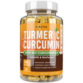 DACHA Turmeric Supplement 60 Capsules front view