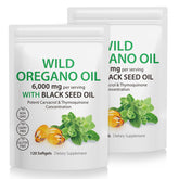 Daiasns Oil of Oregano Softgels 6000mg front view