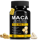 Daiasns Organic Maca Root Capsules 1500mg front view