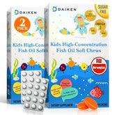 DAIKEN Omega-3 Fish Oil Gummies for Kids front view packaging