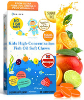 DAIKEN Omega-3 Gummies for Kids front view packaging