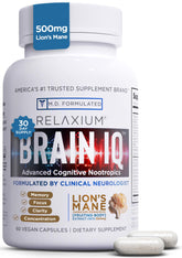 daily wellness BrainIQ Memory Supplement front view with packaging