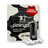 DairyPill lactase enzyme supplement bottle front view