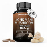 Darkingwings Lion’s Mane Mushroom Supplement front view