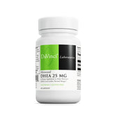 DAVINCI Micronized DHEA 25 mg supplement bottle front view