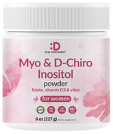 DEAL SUPPLEMENT B8 Inositol Powder 8oz front view