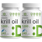 DEAL SUPPLEMENT Krill Oil Softgels 1000mg front view