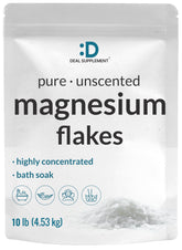 DEAL SUPPLEMENT Magnesium Flakes 10-pound pouch front view