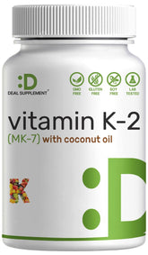 Deal Supplement Vitamin K2 Softgels front view