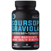 DEDICAD Soursop Herbal Supplement 150 Capsules front view