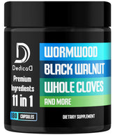 DEDICAD Wormwood Capsules 1000mg bottle front view