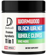 DEDICAD Wormwood Capsules 1000mg front view of packaging