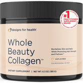 Designs for Health Collagen Powder 227g front view
