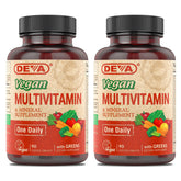 DEVA Vegan Multivitamin and Mineral Supplement front view