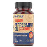 DEVA Vegan Peppermint Oil 60 Capsules front view