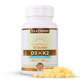 DIATMOON Vitamin D3 K2 softgels front view packaging
