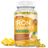 dilib Iron Supplement Gummies front view packaging