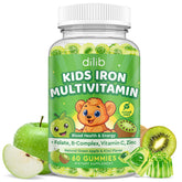 dilib Kids Iron Gummies front view packaging