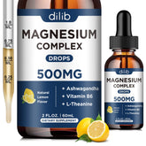 dilib Liquid Magnesium Supplement 500mg front view