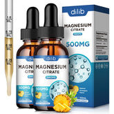 dilib Magnesium Citrate Drops 500mg front view with pineapple flavour