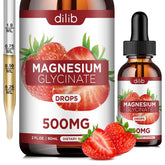 dilib Magnesium Glycinate Drops 500mg front view with packaging