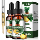 dilib Magnesium Glycinate Drops 500mg front view with pineapple flavour