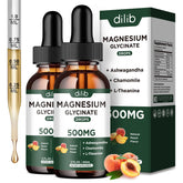 dilib Magnesium Glycinate Liquid Supplement 500mg 60ml front view